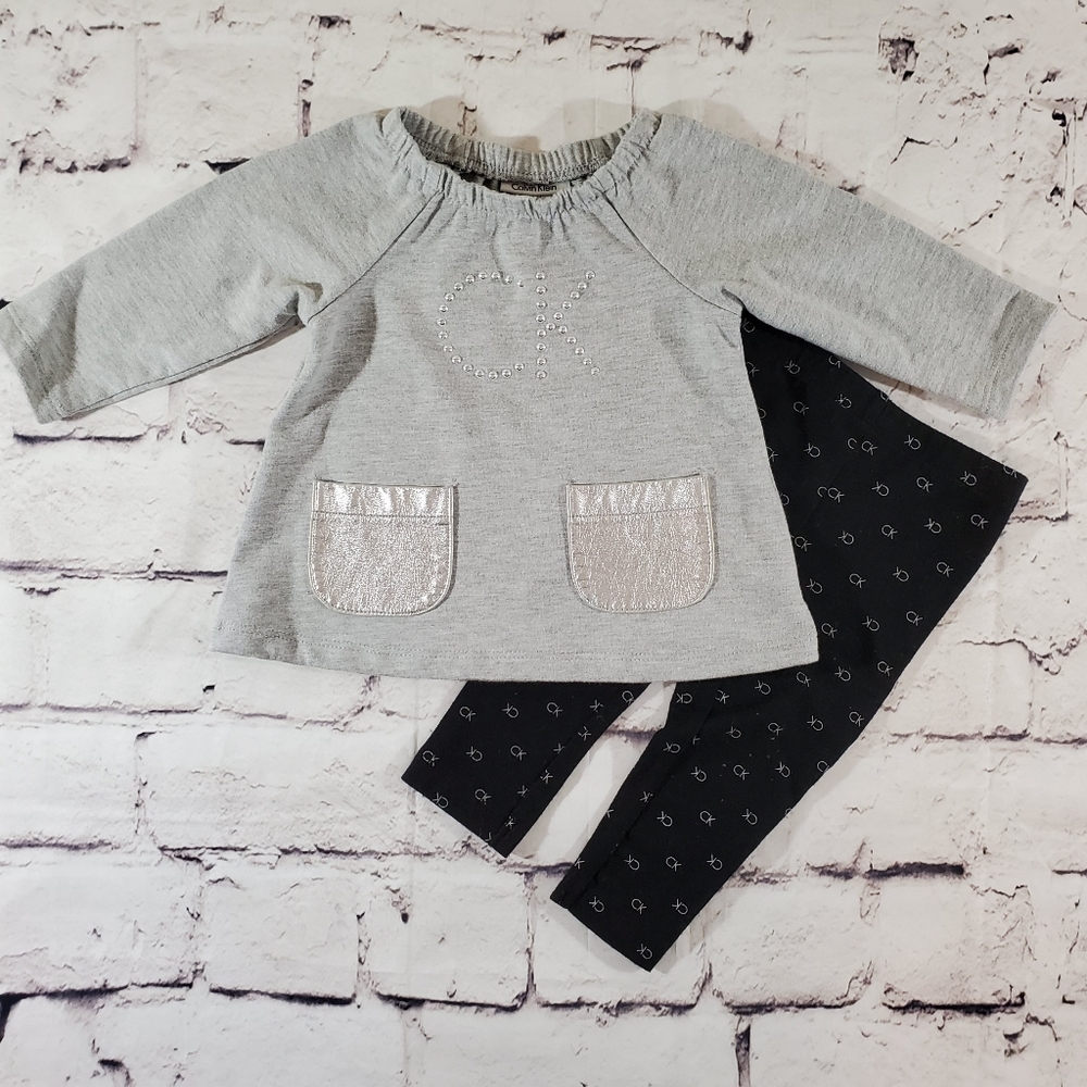 Baby Girl Calvin Klein 2 Piece Set